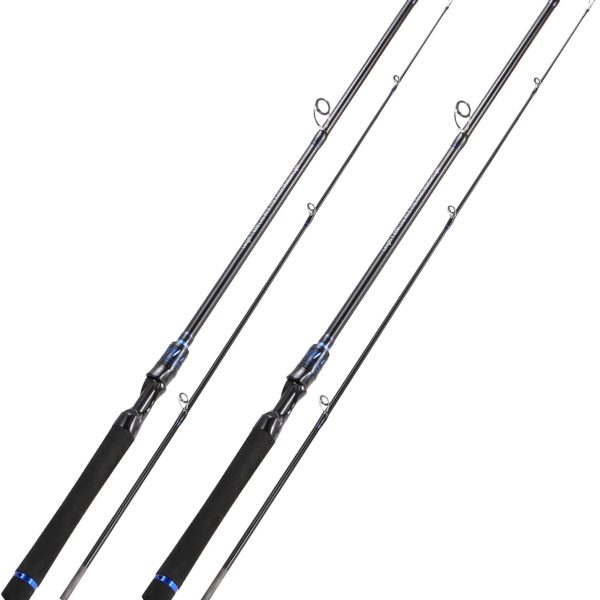 Baitcasting Fishing Combo with Digital Brake Reel, Carbon Rod and Complete Travel Tackle Kit