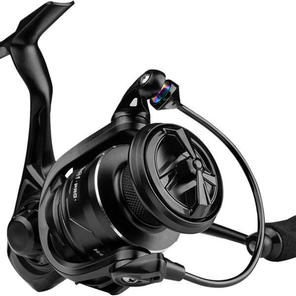Fully Enclosed Spinning Fishing Reel with Stainless Steel Bearings Smooth Drag System for Freshwater and Saltwater Fishing